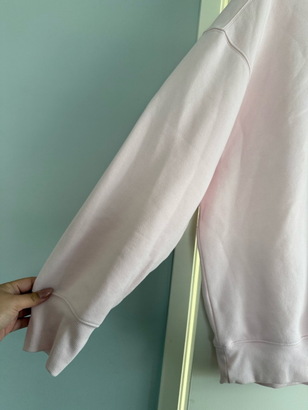 OFFLINE By Aerie Cloud Fleece Oversized Crewneck Sweatshirt - Pink Petal - Picture 7 of 14
